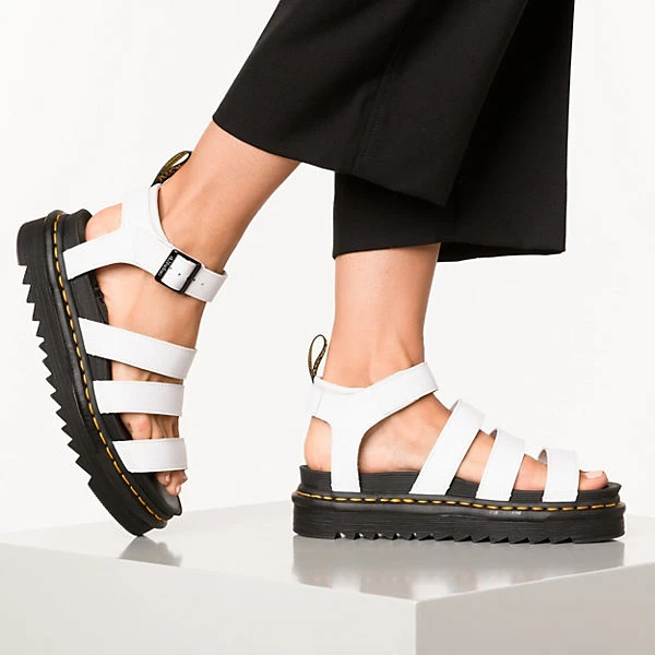 Dr. Martens Blaire Riemchensandalen - Weiß – Bild 2