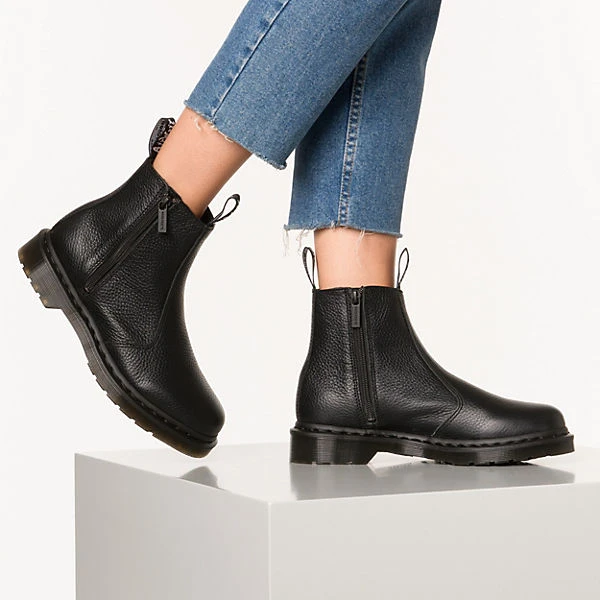 Dr. Martens 2976 W/zips Chelsea Boots - Schwarz – Bild 2