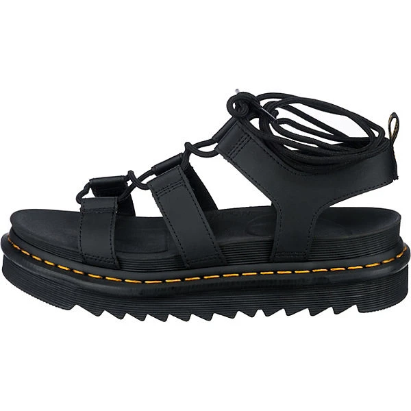 Dr. Martens Nartilla Black Hydro Leather Riemchensandalen - Schwarz – Bild 3