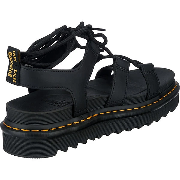 Dr. Martens Nartilla Black Hydro Leather Riemchensandalen - Schwarz – Bild 5