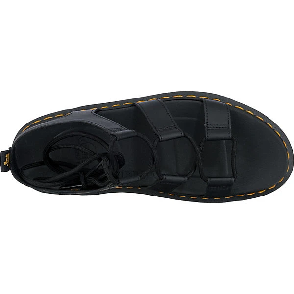 Dr. Martens Nartilla Black Hydro Leather Riemchensandalen - Schwarz – Bild 6