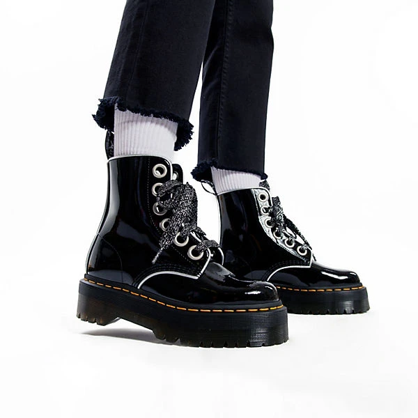 Dr. Martens Molly Schnürstiefeletten - Schwarz – Bild 2