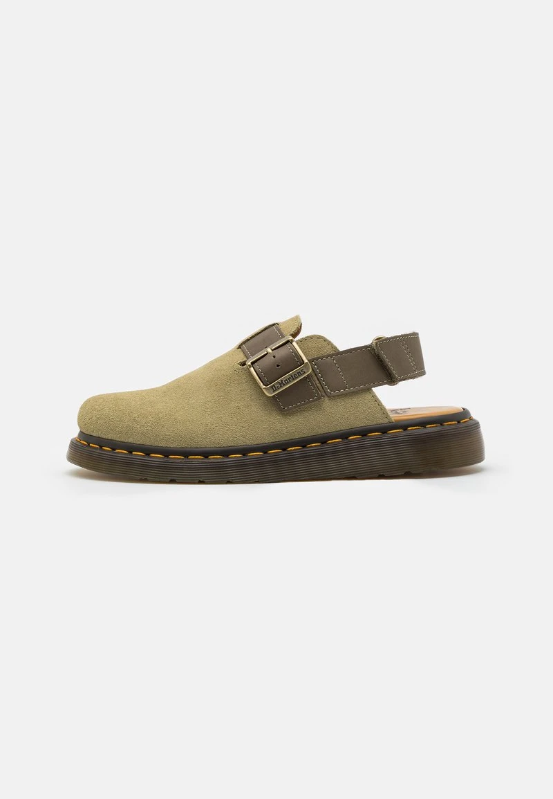 Dr. Martens JORGE II UNISEX - Clogs - Pale Olive/olive Carrara