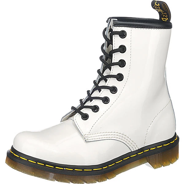Dr. Martens 1460 W 8 Eye Schnürstiefeletten - Weiß