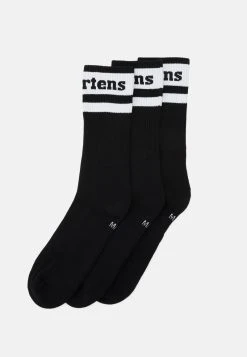 Dr. Martens ATHLETIC LOGO 3 PACK UNISEX - Socken - Black