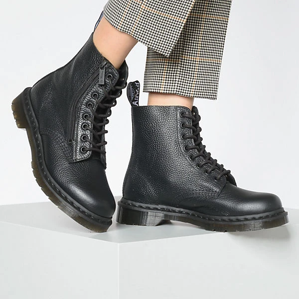 Dr. Martens 1460 Pascal W/zip Schnürstiefeletten - Schwarz – Bild 2