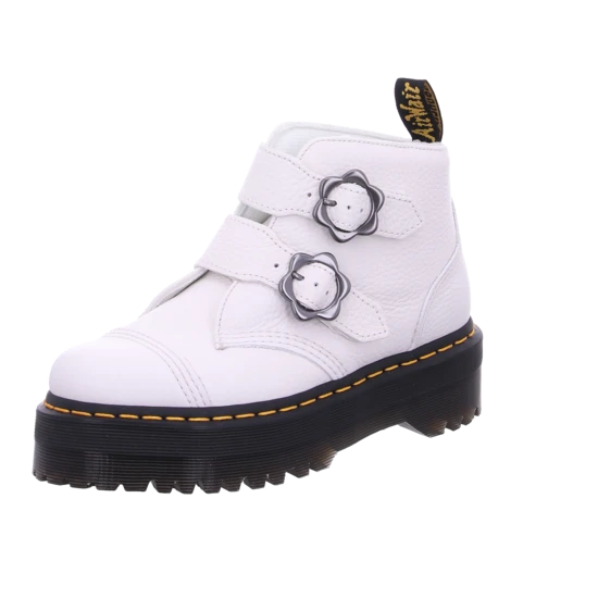 Dr. Martens Airwair Devon Flower Buckle Leather Boots