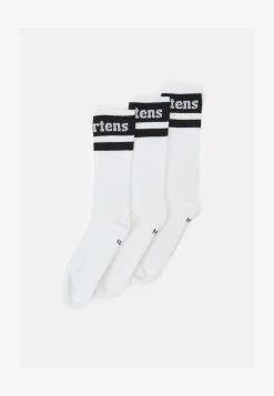 Dr. Martens ATHLETIC LOGO UNISEX 3 PACK - Socken - White