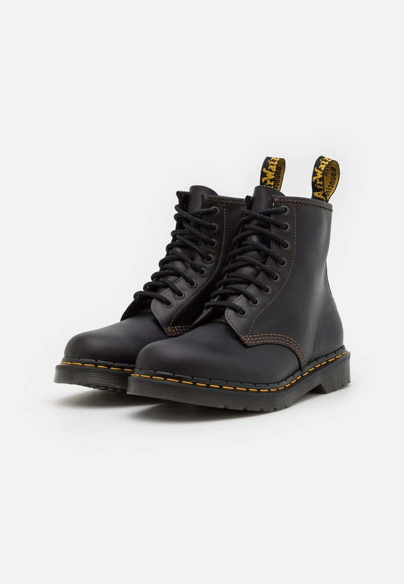 Dr. Martens 1460 ABRUZZO WP - Schnürstiefelette - Black/brown – Bild 2