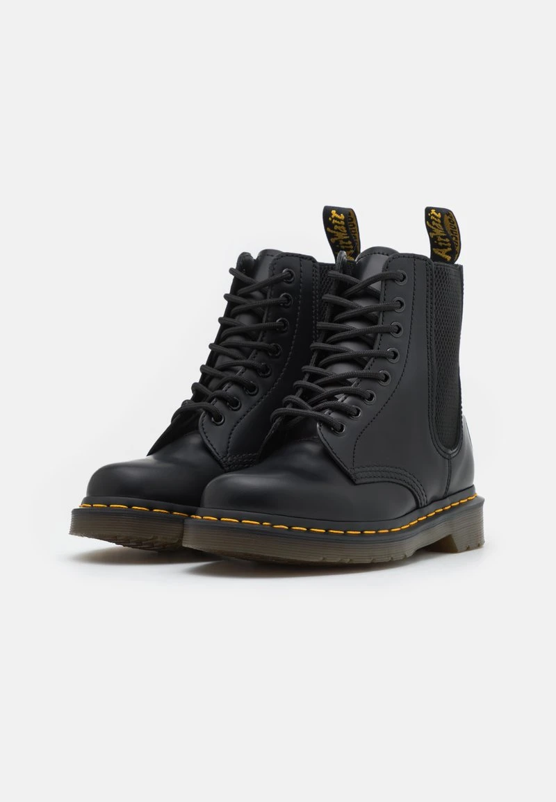 Dr. Martens 1460 HARPER UNISEX - Schnürstiefelette - Black Smooth – Bild 2
